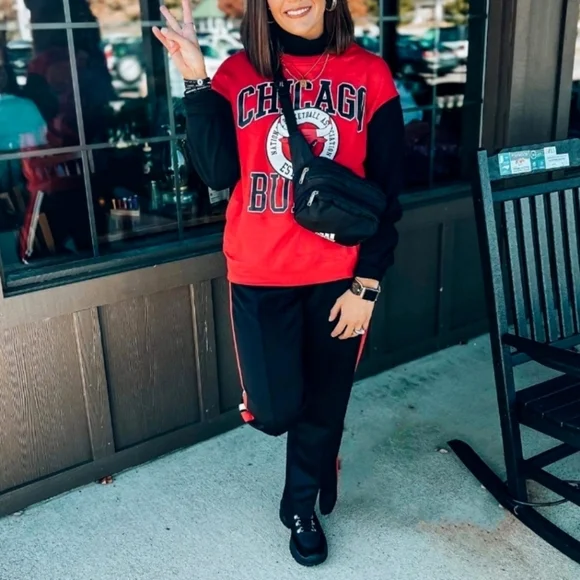 #AI New Women's High-Rise Track Zip Pants Wild Fable Black Y2K Style Small - Picture 1 of 7